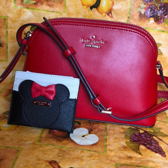 kate spade Handbags - Disney’s Minnie Mouse card holder& red katespade